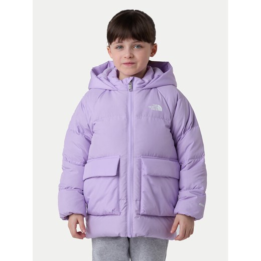 The North Face Kurtka puchowa North NF0A88VF Fioletowy Regular Fit ze sklepu MODIVO w kategorii Kurtki dziewczęce - zdjęcie 186475304
