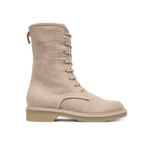Max Mara Trzewiki Bakerzip 2524796092600 Beżowy ze sklepu MODIVO w kategorii Botki - zdjęcie 186475382