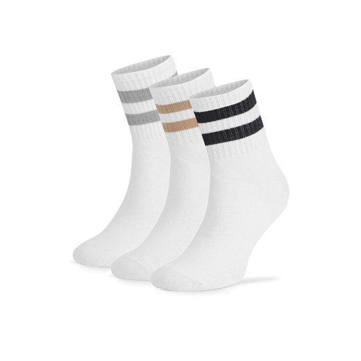 Sprandi Skarpety krótkie 0UB-001-AW24 (3-PACK) Beżowy Sprandi 32_35 MODIVO