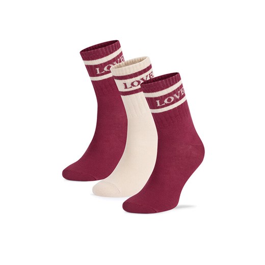 Fila Skarpety długie F3608-AW24 (3-pack) Różowy ze sklepu MODIVO w kategorii Skarpetki damskie - zdjęcie 186475401