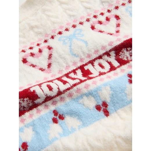 Reserved - Świąteczny kardigan - złamana biel Reserved 128 (7-8 lat) Reserved