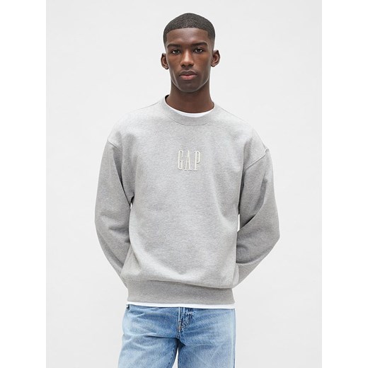 GAP Bluza w kolorze jasnoszarym ze sklepu Limango Polska w kategorii Bluzy męskie - zdjęcie 186477724