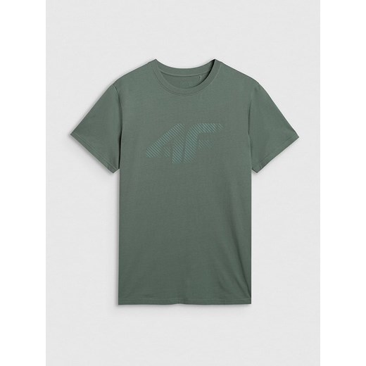 4F Koszulka w kolorze zielonym ze sklepu Limango Polska w kategorii T-shirty męskie - zdjęcie 186478120