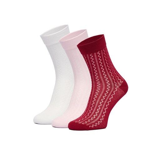 Skarpety długie Nine West CEO_BR_NW_25076_W_AW25 (3 PACK) Kolorowy ze sklepu eobuwie.pl w kategorii Skarpetki damskie - zdjęcie 186478213