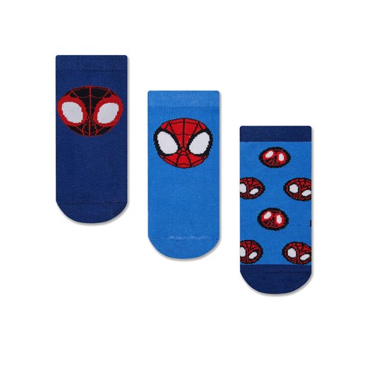 Skarpety długie Spidey ACCCS-SS25-322SPID(3-PACK) Niebieski ze sklepu eobuwie.pl w kategorii Skarpetki dziecięce - zdjęcie 186478214