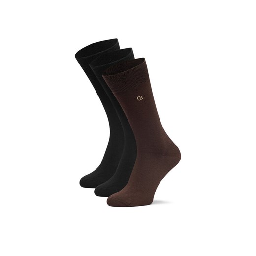 Skarpety długie Gino Rossi CEO_AS_GR_01_W_AW25 (3-pack). Czarny ze sklepu eobuwie.pl w kategorii Skarpetki męskie - zdjęcie 186478223