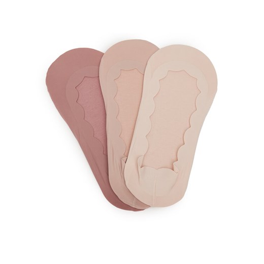 Stopki Nine West LA_NW_4WB_009_SS25 (3-PACK) BKACK/MIX Różowy ze sklepu eobuwie.pl w kategorii Skarpetki damskie - zdjęcie 186478231