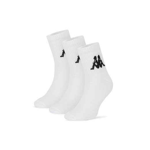 Skarpety długie Kappa Z4444_AW24 (3-PACK) Biały ze sklepu eobuwie.pl w kategorii Skarpetki męskie - zdjęcie 186478282