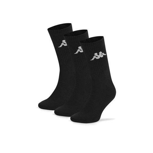 Skarpety długie Kappa Z4448_AW24 (3-PACK) Czarny ze sklepu eobuwie.pl w kategorii Skarpetki męskie - zdjęcie 186478291