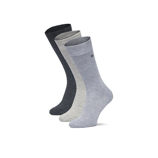 Skarpety długie Gino Rossi CEO_AS_GR_01_W_AW25 (3-pack). Szary ze sklepu eobuwie.pl w kategorii Skarpetki męskie - zdjęcie 186478343