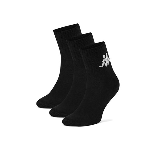 Skarpety krótkie Kappa Z4444_AW24 (3-PACK) Czarny ze sklepu eobuwie.pl w kategorii Skarpetki męskie - zdjęcie 186478372