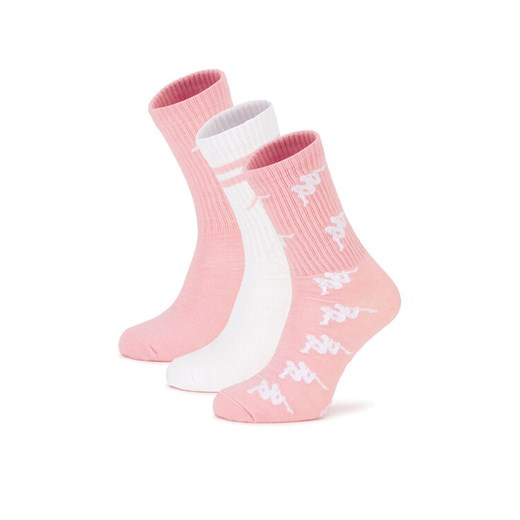 Skarpety długie Kappa KR_SUPERT_SS25 (3-PACK) Różowy ze sklepu eobuwie.pl w kategorii Skarpetki damskie - zdjęcie 186478411