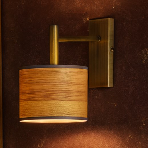 Dekoracyjny kinkiet ścienny do salonu AKRA ECO - id: 7118 - marki Ciekot Partners Sp. Z O. O. - 186480402 Dekoracyjny kinkiet ścienny do salonu AKRA ECO ze sklepu Lysne w kategorii Lampy ścienne - zdjęcie 186480402