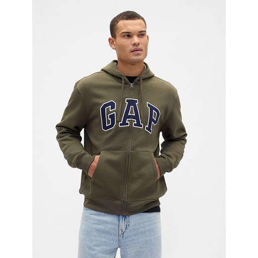 GAP Bluza w kolorze khaki ze sklepu Limango Polska w kategorii Bluzy męskie - zdjęcie 186482053