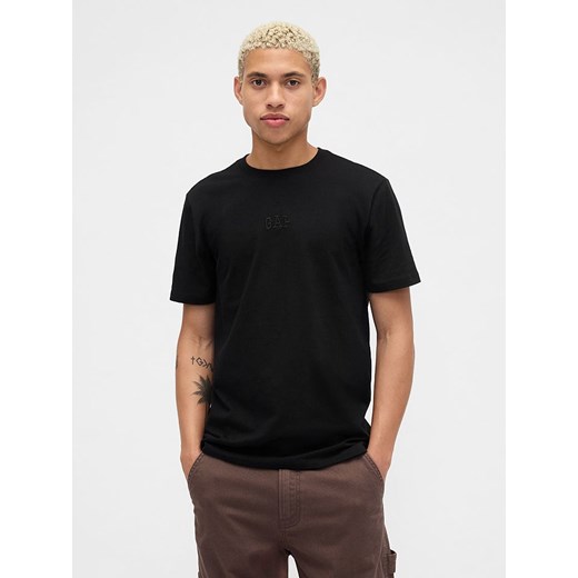 GAP Koszulka w kolorze czarnym ze sklepu Limango Polska w kategorii T-shirty męskie - zdjęcie 186482180