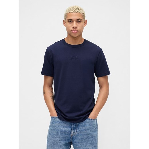 GAP Koszulka w kolorze granatowym ze sklepu Limango Polska w kategorii T-shirty męskie - zdjęcie 186482183