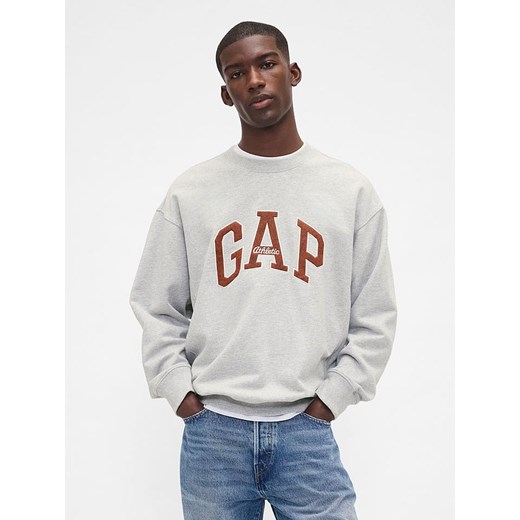 GAP Bluza w kolorze jasnoszarym ze sklepu Limango Polska w kategorii Bluzy męskie - zdjęcie 186482204