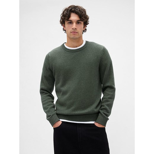 GAP Sweter w kolorze ciemnozielonym ze sklepu Limango Polska w kategorii Swetry męskie - zdjęcie 186482253