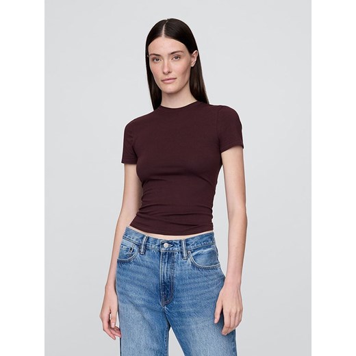 GAP Koszulka w kolorze brązowym ze sklepu Limango Polska w kategorii Bluzki damskie - zdjęcie 186482320