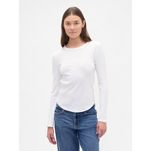 GAP Koszulka w kolorze białym ze sklepu Limango Polska w kategorii Bluzki damskie - zdjęcie 186482390