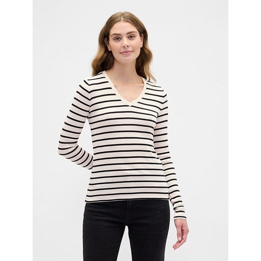 GAP Koszulka w kolorze kremowym ze sklepu Limango Polska w kategorii Bluzki damskie - zdjęcie 186482402