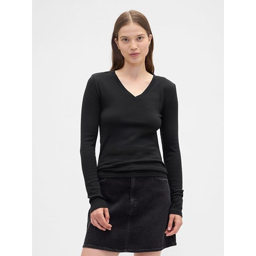GAP Koszulka w kolorze czarnym ze sklepu Limango Polska w kategorii Bluzki damskie - zdjęcie 186482423