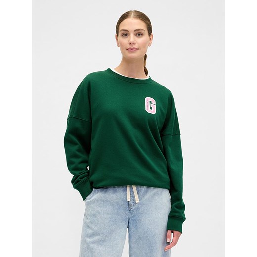 GAP Bluza w kolorze zielonym ze sklepu Limango Polska w kategorii Bluzy damskie - zdjęcie 186482464