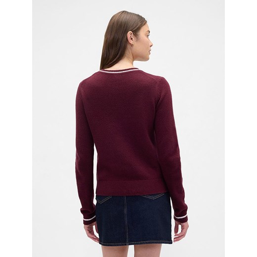GAP Sweter w kolorze czerwonym Gap L wyprzedaż Limango Polska