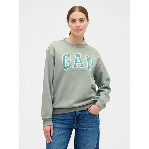 GAP Bluza w kolorze zielonym ze sklepu Limango Polska w kategorii Bluzy damskie - zdjęcie 186482552