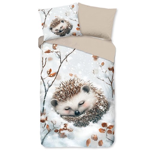 Good Morning Komplet pościeli flanelowej &quot;Jussi&quot; w kolorze szaro-beżowym ze sklepu Limango Polska w kategorii Pościel dziecięca - zdjęcie 186482842