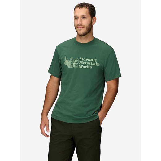 Marmot Koszulka w kolorze zielonym - id: 17745719 - marki Marmot - 186482951 Marmot Koszulka w kolorze zielonym ze sklepu Limango Polska w kategorii T-shirty męskie - zdjęcie 186482951