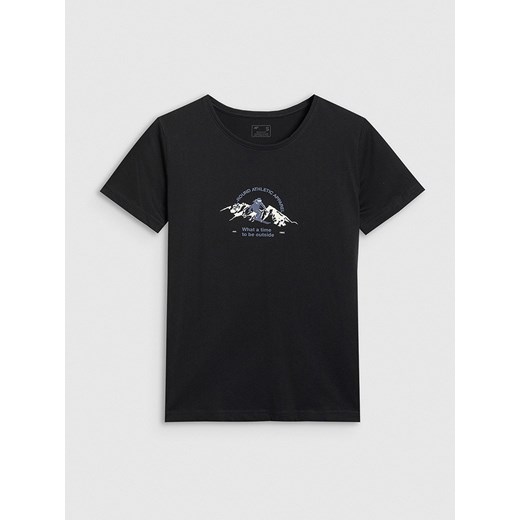 4F Koszulka w kolorze czarnym ze sklepu Limango Polska w kategorii Bluzki damskie - zdjęcie 186483061