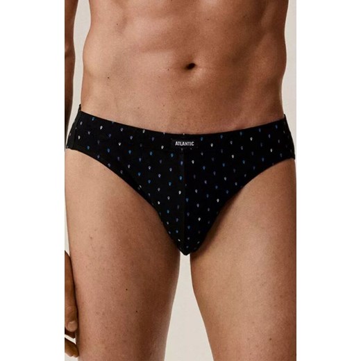 3-pack slipy męskie Sport 3MP-204-CZA/NIEC/CZA, Kolor czarno-granatowy, Rozmiar XL, ATLANTIC ze sklepu Intymna w kategorii Majtki męskie - zdjęcie 186483360