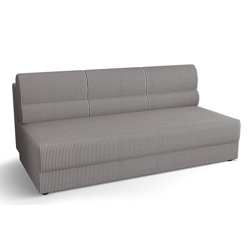 Szara sztruksowa sofa rozkładana E3-S67 ze sklepu Edinos.pl w kategorii Sofy i kanapy - zdjęcie 186483684