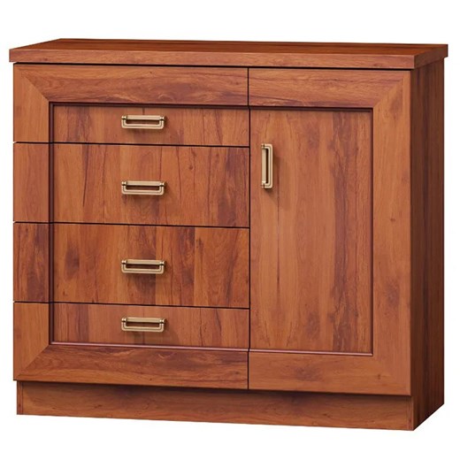 Komoda 90x100 cm dąb stuletni Lorines 23XC2-H33 ze sklepu Edinos.pl w kategorii Komody - zdjęcie 186483744
