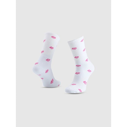 4F Skarpety (3 pary) w kolorze jasnoróżowym i białym 35-37 Limango Polska okazja