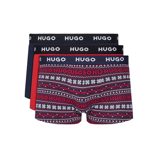 HUGO Komplet bokserek 50532550 Kolorowy ze sklepu MODIVO w kategorii Majtki męskie - zdjęcie 186484201