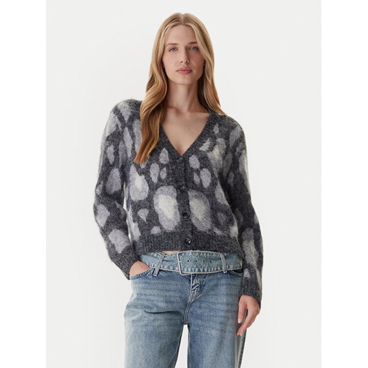 ONLY Kardigan Edelie 15353090 Szary Regular Fit ze sklepu MODIVO w kategorii Swetry damskie - zdjęcie 186484203