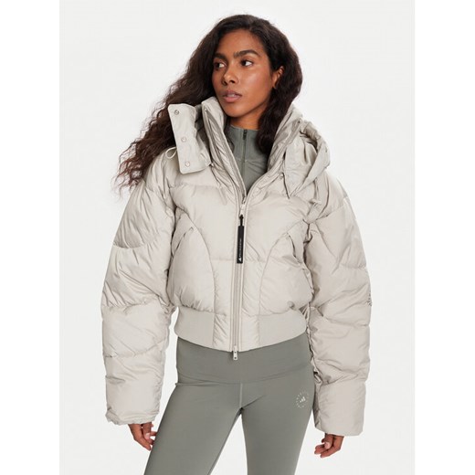adidas by Stella McCartney Kurtka zimowa KA0645 Szary Loose Fit ze sklepu MODIVO w kategorii Kurtki damskie - zdjęcie 186484242