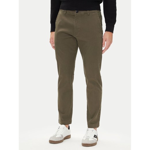 BOSS Chinosy Sanderson-L-2 50542986 Zielony Regular Fit ze sklepu MODIVO w kategorii Spodnie męskie - zdjęcie 186484254