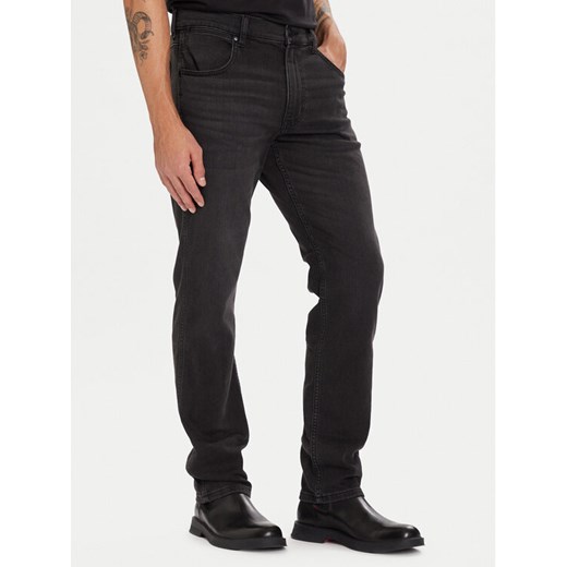 Wrangler Jeansy Greensboro 112371640 Szary Straight Fit ze sklepu MODIVO w kategorii Jeansy męskie - zdjęcie 186484272