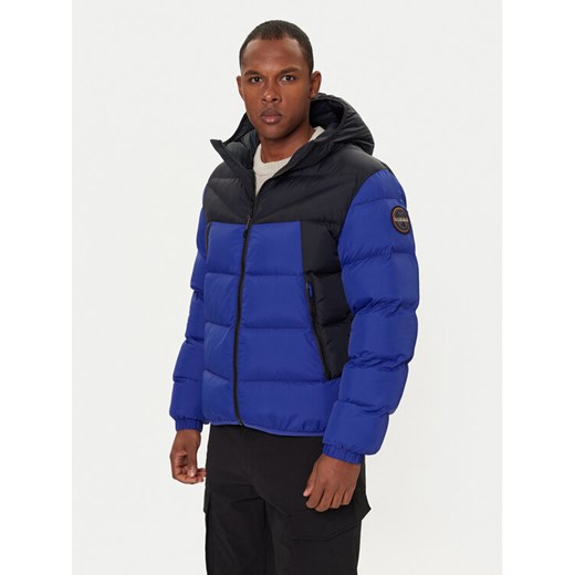 Napapijri Kurtka zimowa A-Molveno NP0A88V2 Niebieski Regular Fit ze sklepu MODIVO w kategorii Kurtki męskie - zdjęcie 186484282
