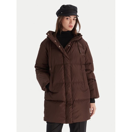 Weekend Max Mara Kurtka puchowa Newbembo 2525496072 Bordowy Relaxed Fit ze sklepu MODIVO w kategorii Kurtki damskie - zdjęcie 186484304