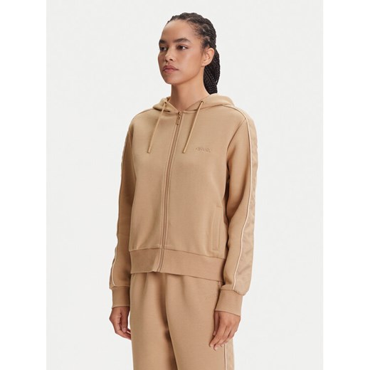 Guess Bluza V5YQ00 KB3P2 Beżowy Regular Fit ze sklepu MODIVO w kategorii Bluzy damskie - zdjęcie 186484321