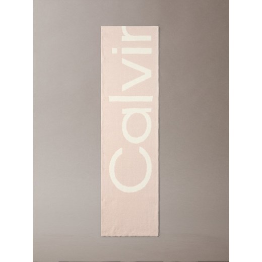 Calvin Klein Damski szalik z dzianiny z zawartością kaszmiru Kobiety Wełna beżowy wzorzysty - id: 779598-0001-00000 - marki Calvin Klein - 186485762 Calvin Klein Damski szalik z dzianiny z zawartością kaszmiru Kobiety Wełna beżowy wzorzysty ze sklepu vangraaf w kategorii Szaliki i chusty damskie - zdjęcie 186485762