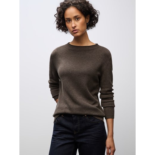 Street One Sweter damski z dzianiny Kobiety Sztuczne włókno czekoladowy Street One 40 vangraaf