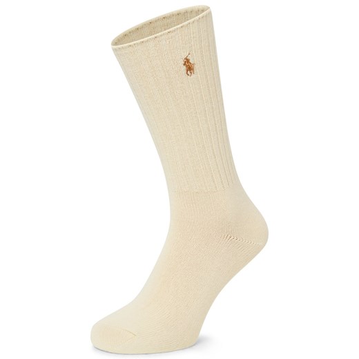 Polo Ralph Lauren Skarpety Mężczyźni drobna dzianina écru jednolity ze sklepu vangraaf w kategorii Skarpetki męskie - zdjęcie 186485814