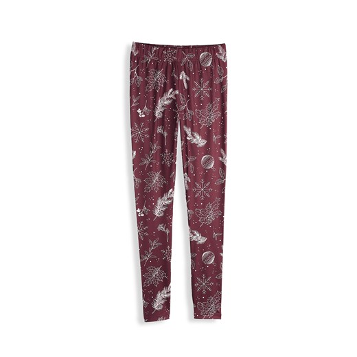 GATE Miękkie legginsy z motywem świątecznym 34 ze sklepu gateshop w kategorii Spodnie damskie - zdjęcie 186485850