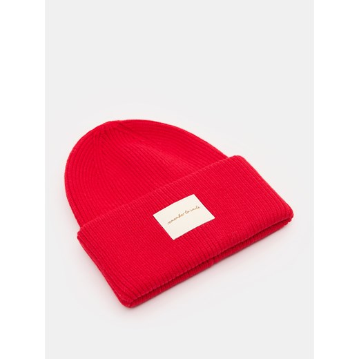 Mohito - Czerwona czapka beanie - czerwony Mohito ONE SIZE Mohito