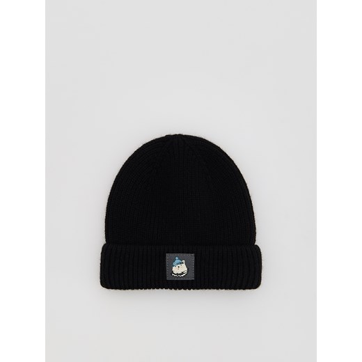 Reserved - Wełniana czapka - czarny ze sklepu Reserved w kategorii Czapki dziecięce - zdjęcie 186487350